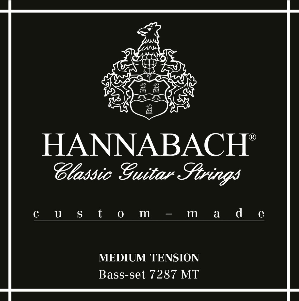 Hannabach Strings for classic guitar Series 728 Medium Tension Custom Made - 3er Bass medium (7287MT)