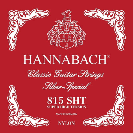 Hannabach Strings for classic guitar Serie 815 Super High Tension Silver special - Set super high (815SHT)