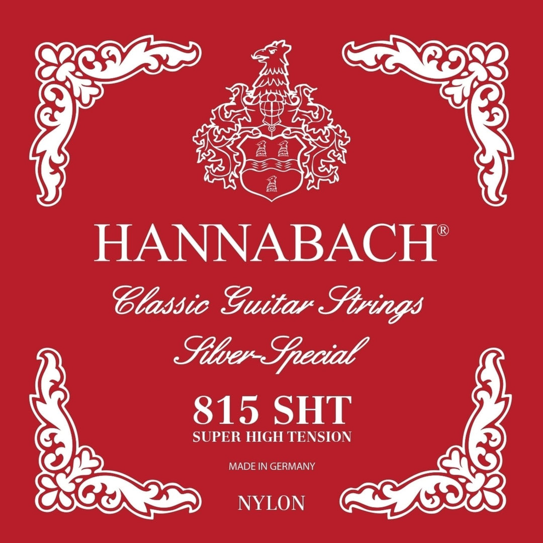 Hannabach-kielet klassiselle Kitarat Serie 815 Super High Tension Silver special - Set super high (815SHT)