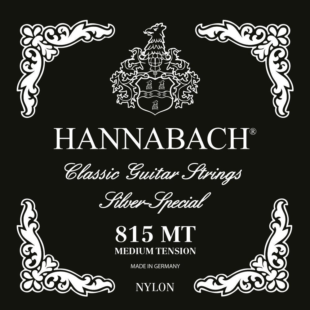 Hannabach 815 diskanttikielisarja E1, H/B2 ja G3, medium jännitys