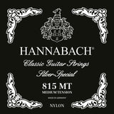 Hannabach 815 diskanttikielisarja E1, H/B2 ja G3, medium jännitys