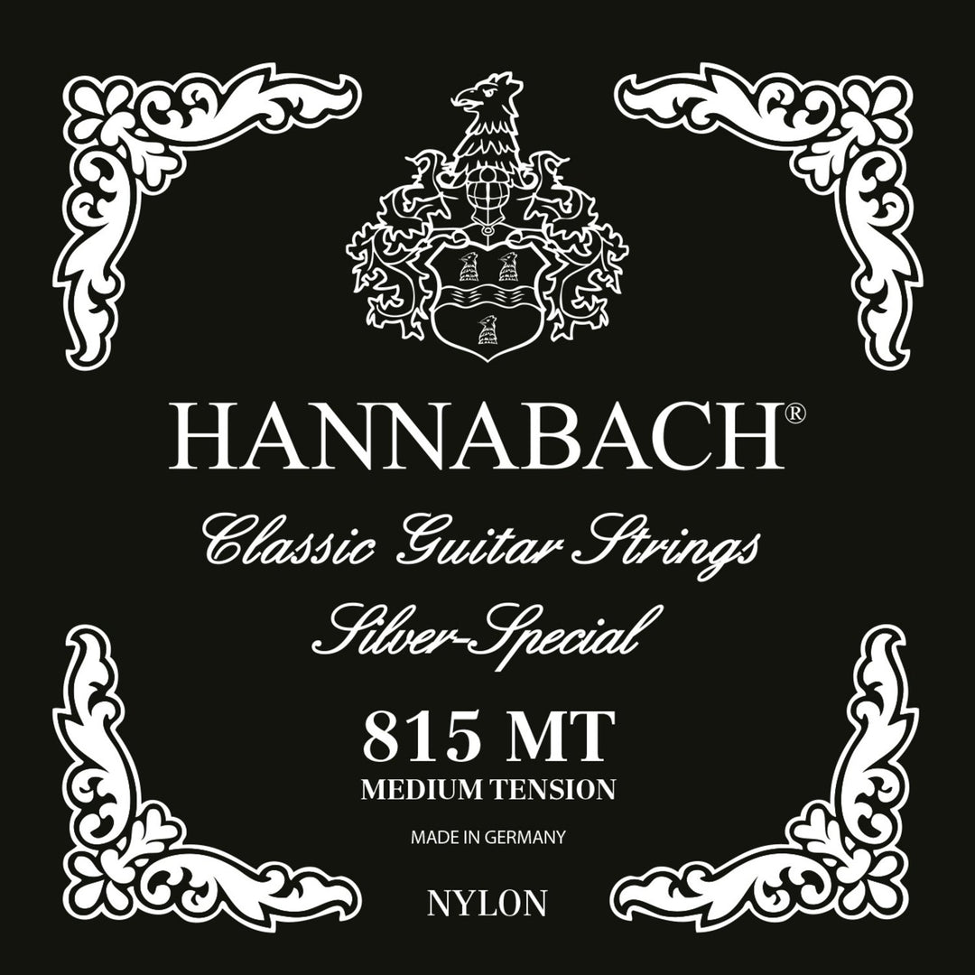 Hannabach Strings for classic kitarat Serie 815 medium tension Silver special - Set medium (815MT)