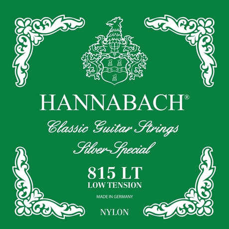 Hannabach Strings for classic guitar Serie 815 Low tension Silver special - Set low (815LT)