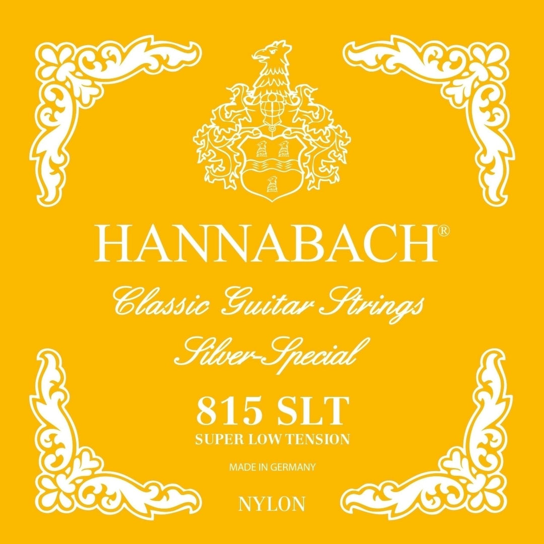 Hannabach Strings klassiselle kitaralle Serie 815 Super Low Tension Silver special – Set super low (815SLT)