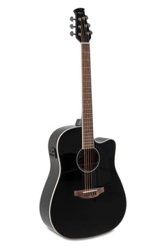 Applause E-Acoustic Guitar Wood Classics AED96-5HG Black Gloss Electro – Black korkeakiiltoinen (AED96-5HG)