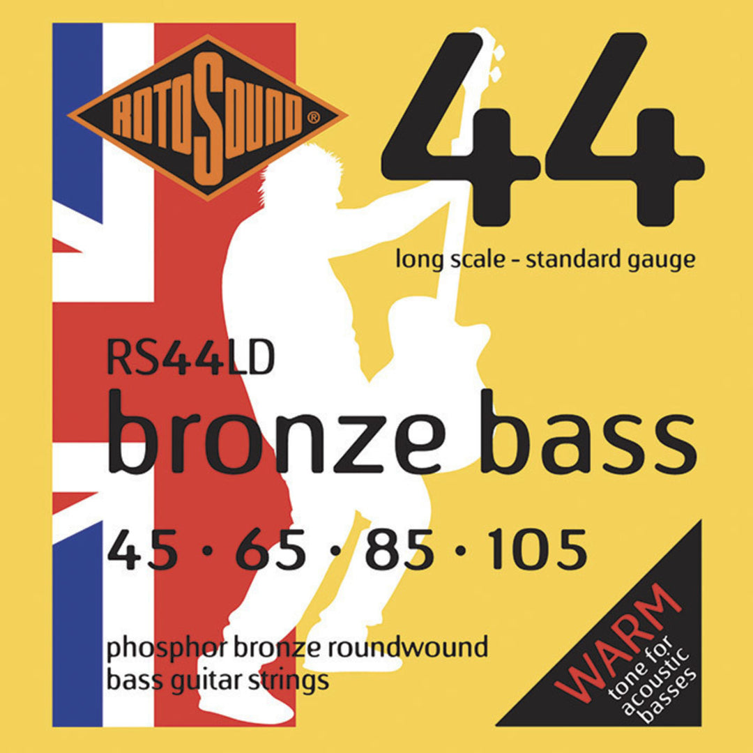 Rotosound-kielet akustiselle bassolle Bronze Bass 44 - Set 4-string Standard 45-105 (RS44LD)