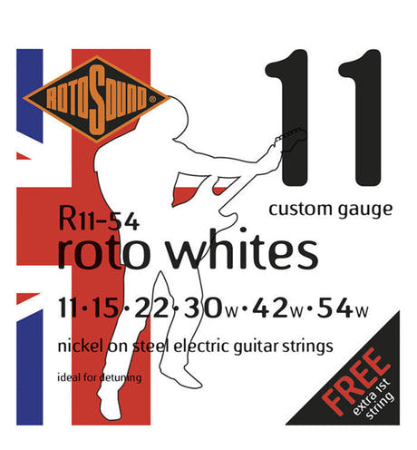 Rotosound Roto Whites R11-54 sähkökitaran kielet 11-54