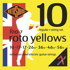 Rotosound Roto Yellows R10-7 strenge til 7-strenget elguitar 10-56