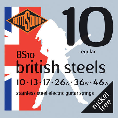 Rotosound British Steels BS10 -sähkökitarankielet 10–46