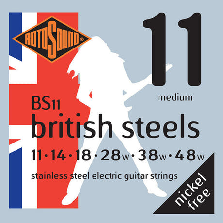 Rotosound British Steels BS11 sähkökitaran kielet 11-48