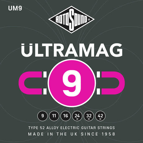 Rotosound Ultramag UM9 -setti sähkökitaralle, 6 strings 9-42
