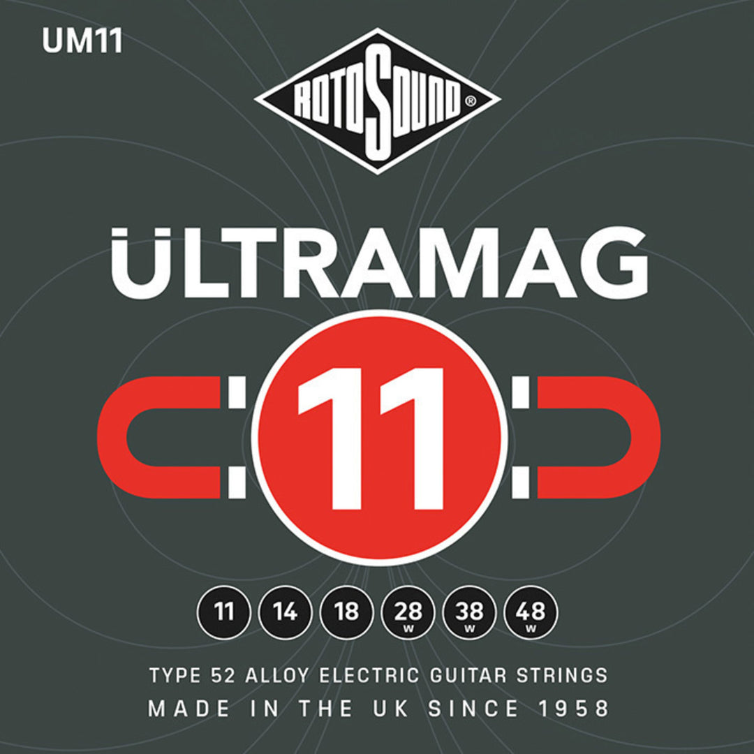 Rotosound -kielet sähkökitaralle Ultramag - Medium-sarja 11-48 (UM11)