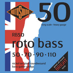 Rotosound E-bass-kielten Roto Bass - Set 4-string Nickel Heavy 50-110 (RB50)