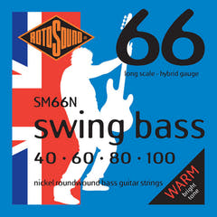 Rotosound E-bassokielet Swing Bass 66 - Set 4-string Nickel Hybrid 40-100 (SM66N)