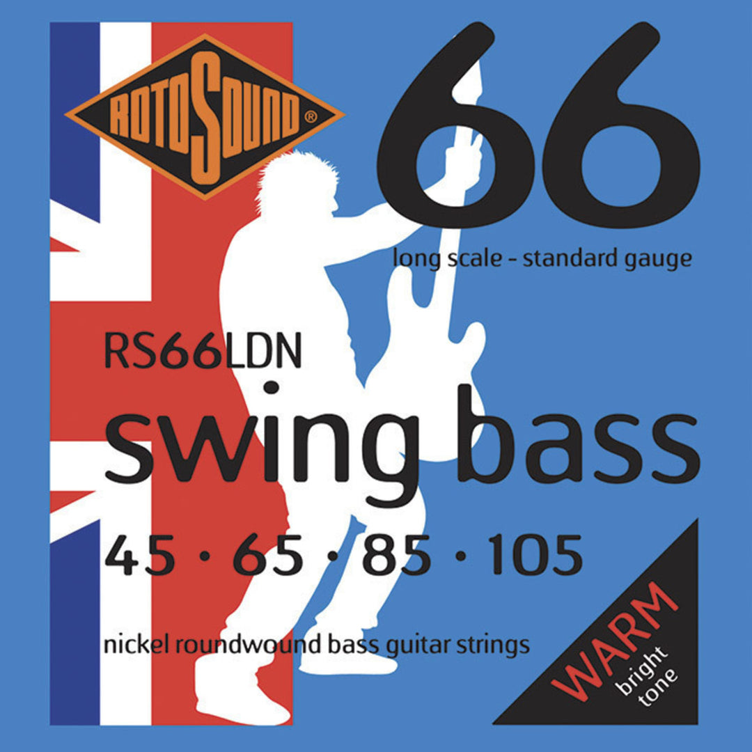 Rotosound E-Bass-kielet Swing Bass 66 - Set 4-kiel. Nickel Standard 45-105 (RS66LDN)