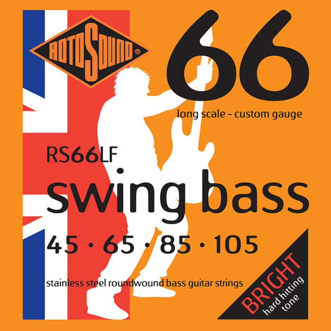 Rotosound E-bass-kielten Swing Bass 66 - Set 4-string Custom 45-105 (RS66LF)
