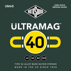 Rotosound E-Bass -kielet Ultramag - Setti 4-kielinen Medium 40-100 (UM40)