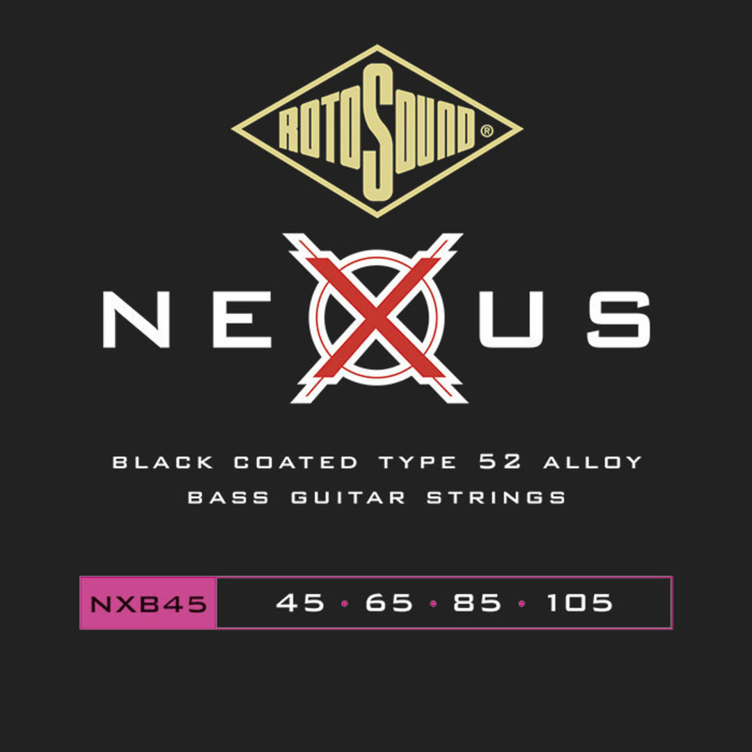 Rotosound E-Bass -jouset Nexus Coated - Setti 4-kiel. Custom 45 65 85 105 (NXB45)