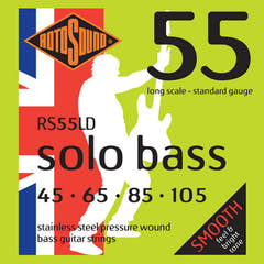 Rotosound E-Bass -jouset Solo Bass 55 - Setti 4-kielinen Standard 45-105 (RS55LD)