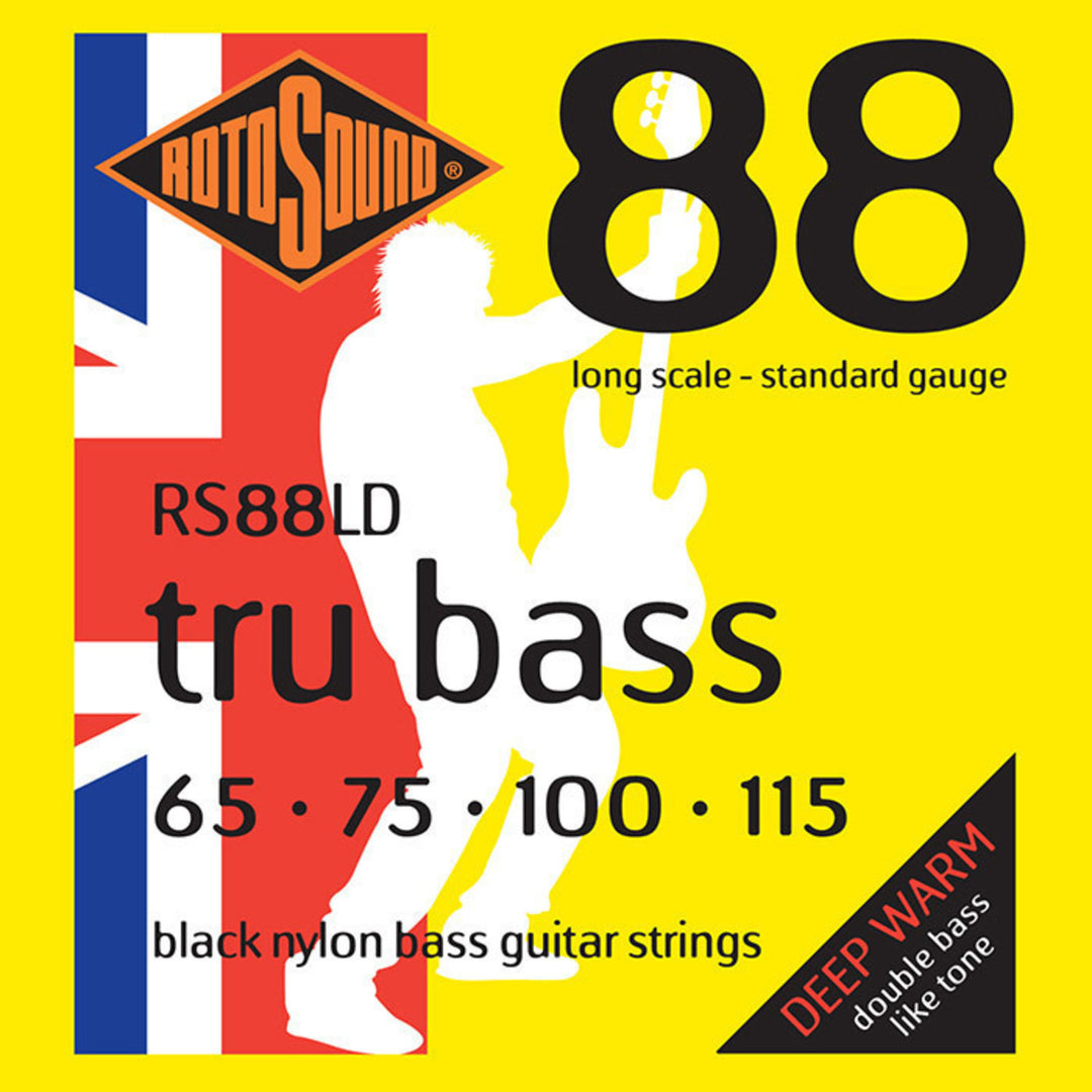 Rotosound E-Bass Strings Tru Bass 88 - 4-kielinen setti Medium Standard // Medium-mittakaava (30.5"/772mm–32"/810mm) (RS88M)