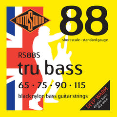 Rotosound E-Bass Strings Tru Bass 88 – Set 4-string Short Standard // lyhyt mensuuri (30"/760mm) (RS88S)