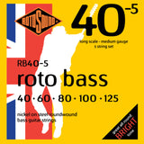 Rotosound E-Bass Strings Roto Bass - Set 5-string Nickel Standard 40-125 (RB40-5)
