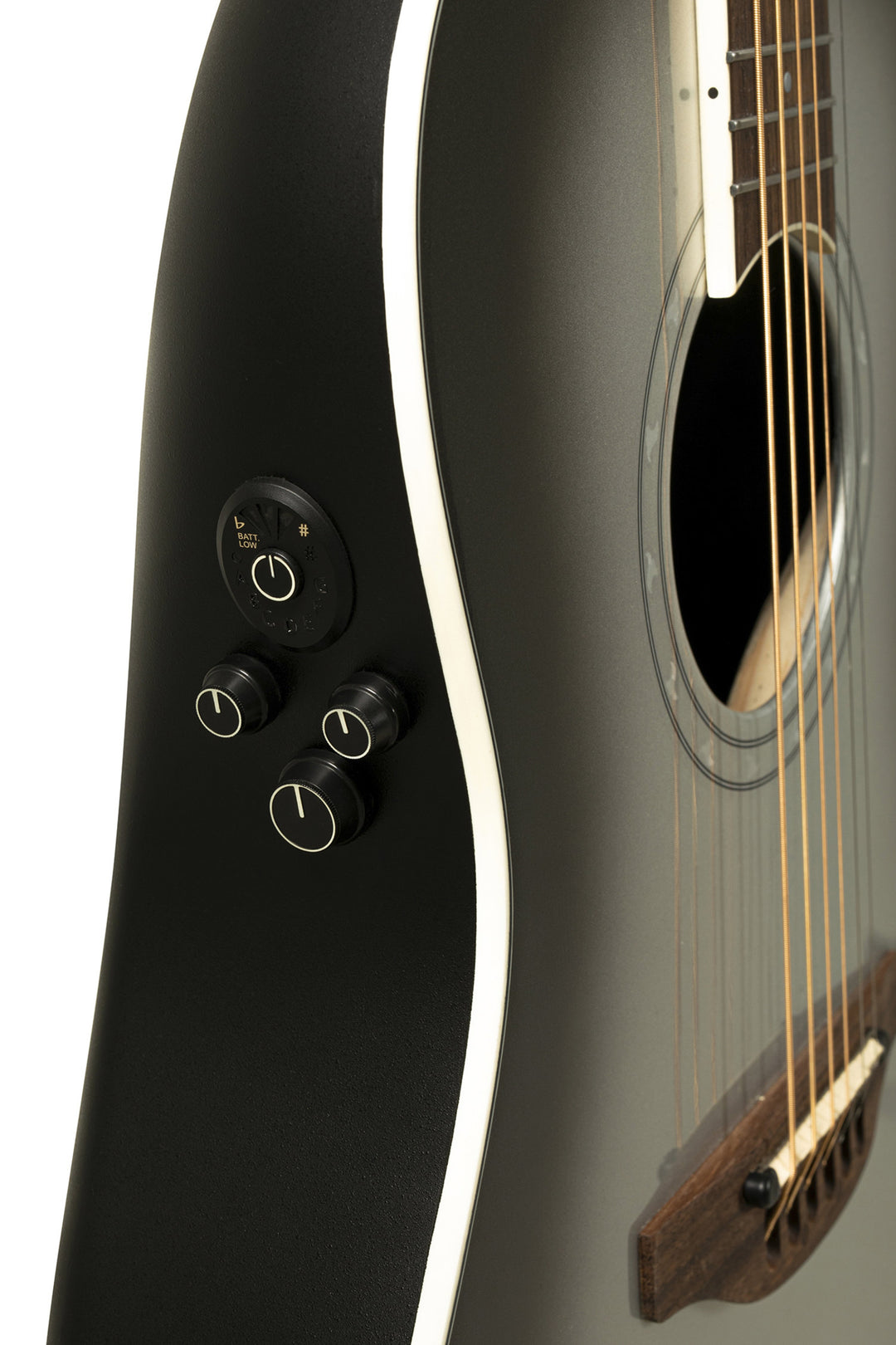 Ovation E-Acoustic Kitarat Pro Series Ultra Mid-Depth Non-Cutaway - Silver Shadow (1516SSM-G)