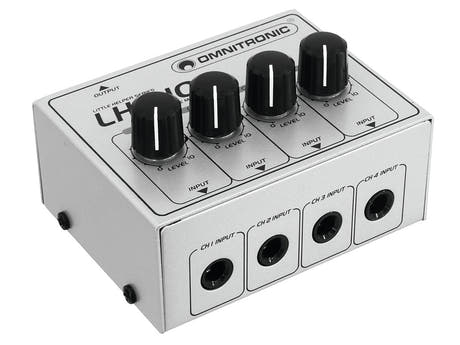 Omnitronic LH-010 - 4-kanavainen Passiivimikseri