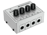 Omnitronic LH-010 - 4-kanavainen Passiivimikseri