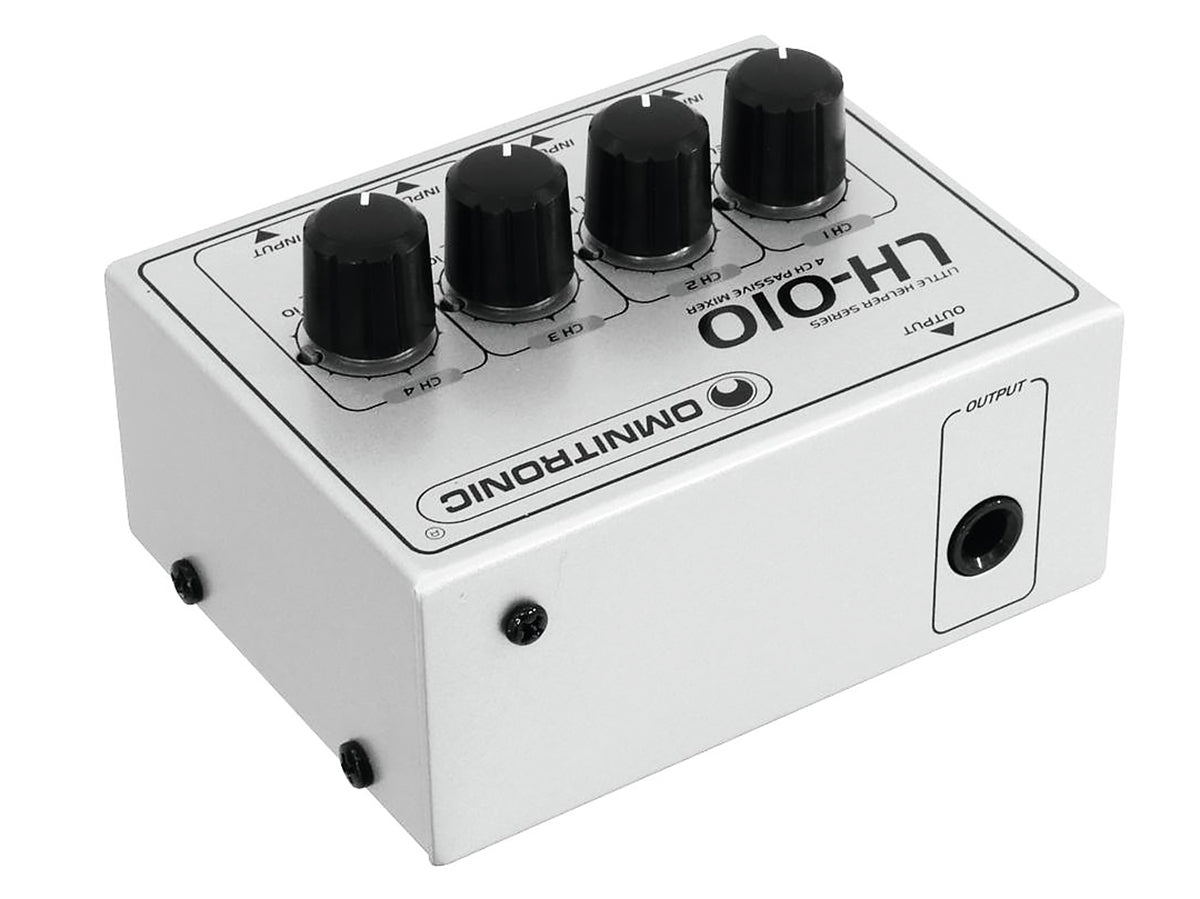 Omnitronic LH-010 - 4-kanavainen Passiivimikseri