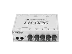 OMNITRONIC LH-026 3-kanavainen Stereo Mixer
