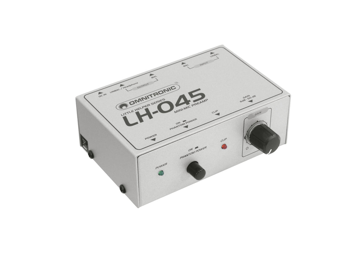 OMNITRONIC LH-045 Mikrofonietuvahvistin