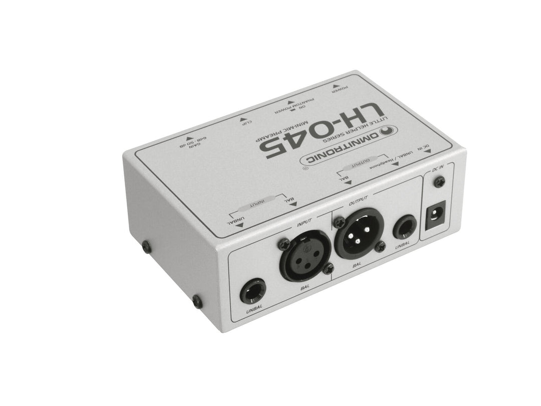 OMNITRONIC LH-045 Mikrofonietuvahvistin