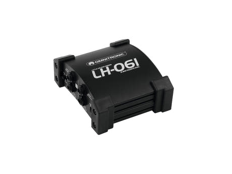 OMNITRONIC LH-061 PRO Dual DI Box passive