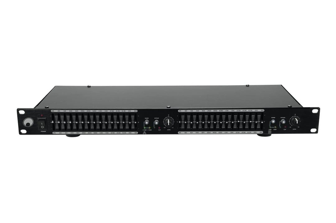 Omnitronic GEQ-2150 2x 15 Kaistan Graafinen Taajuuskorjain