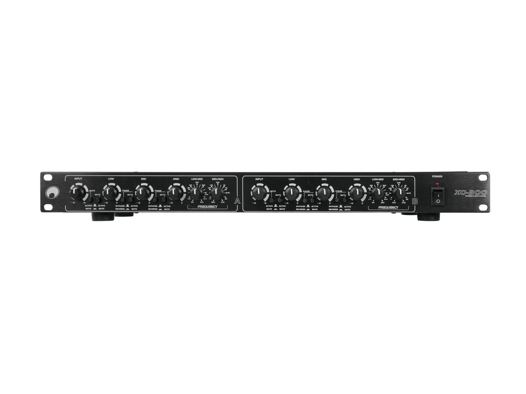 OMNITRONIC XO-300 Aktiivinen jakosuotain