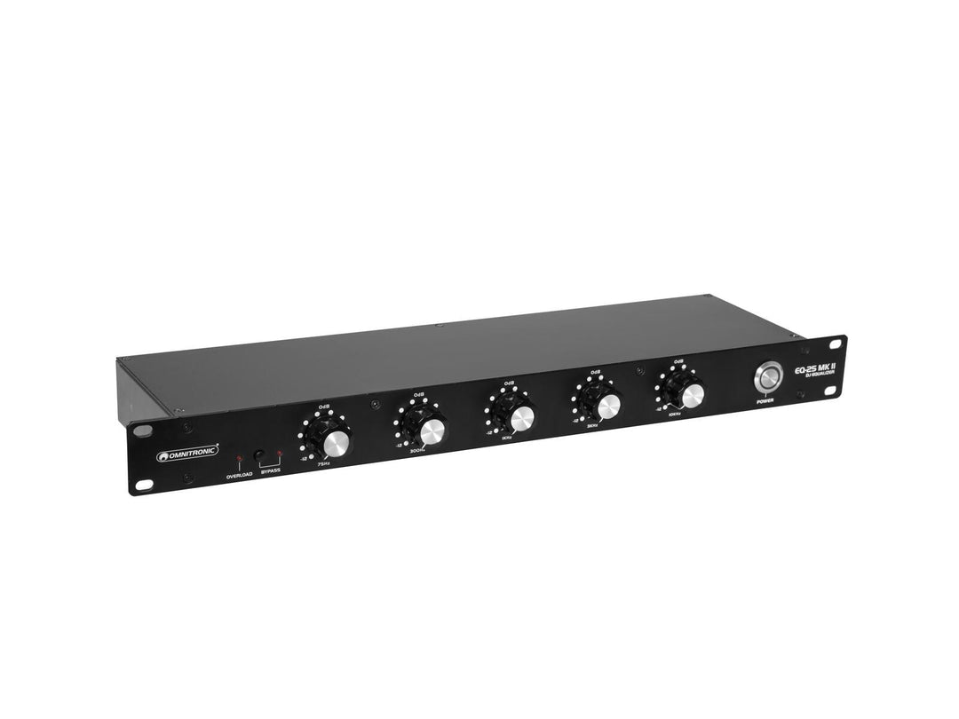 OMNITRONIC EQ-25 MK2 DJ-taajuuskorjain