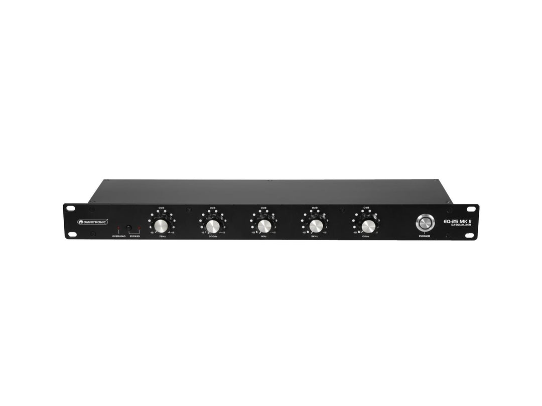 OMNITRONIC EQ-25 MK2 DJ-taajuuskorjain