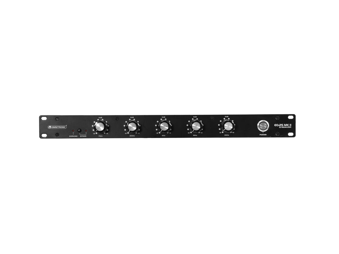 OMNITRONIC EQ-25 MK2 DJ-taajuuskorjain