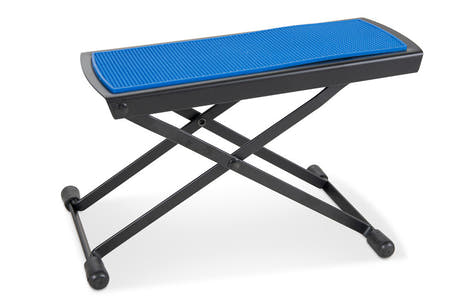 GEWA fodskammel FS-10BL til guitarist, blå