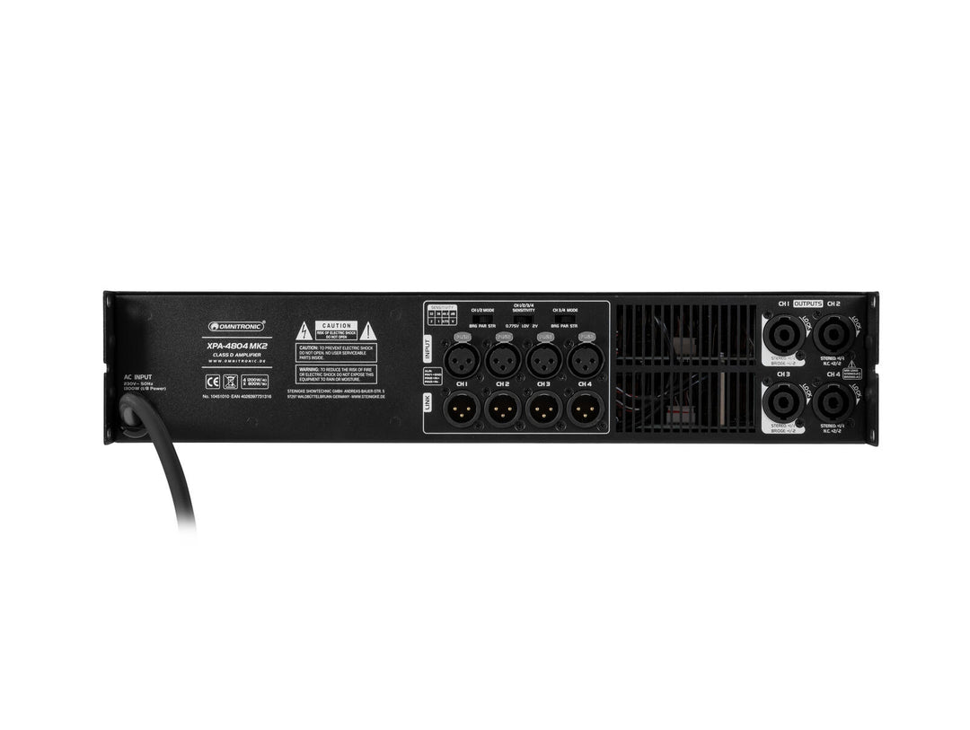 OMNITRONIC XPA-4804 MK2 Vahvistin