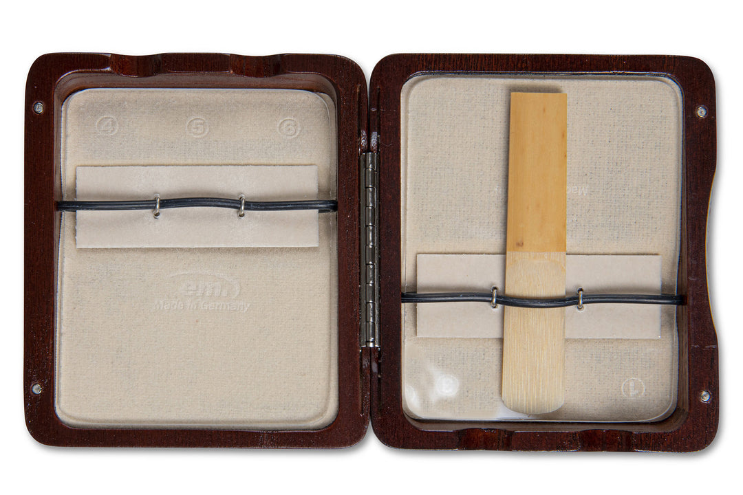 GEWA Reed case Clarinet 6 reeds - Red brown lacquered finish