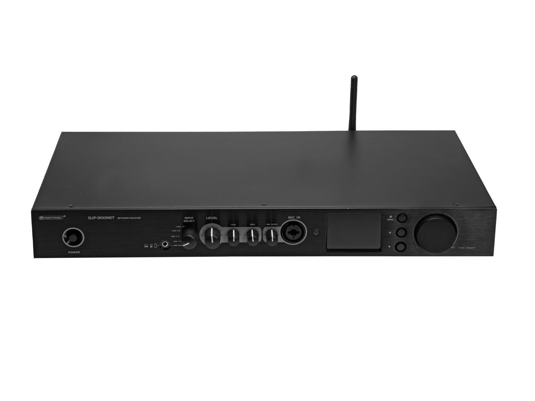 OMNITRONIC DJP-900NET Class D Vahvistin Internet-radiolla