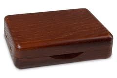 GEWA Reed case Tenor Saxophone 6 reeds - Punaruskea lakattu viimeistely