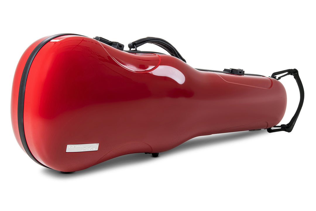 GEWA Sello shaped case Air 2.0 - Red highgloss (with side handle)