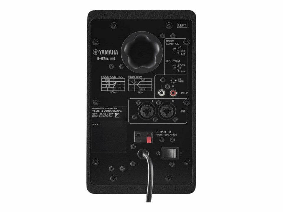 Yamaha HS3 - Aktiiviset studiomonitorit (Musta)