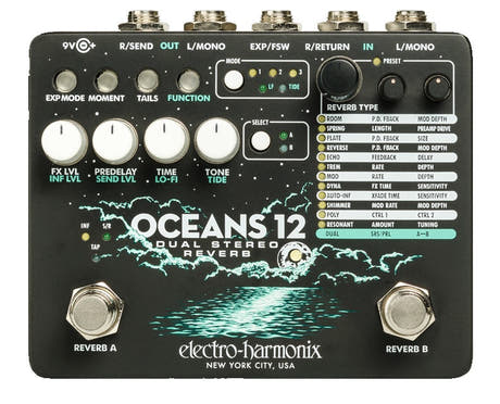 Electro Harmonix Oceans 12, reverb