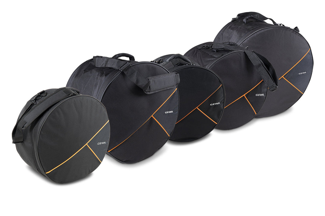 GEWA Gig Bag -setti rumpusetille Premium - 22x18, 12x10, 13x11, 16x16, 14x6,5"