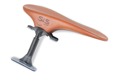 SAS hagestøtte med carbonbase, pæretræ, 24 mm høj