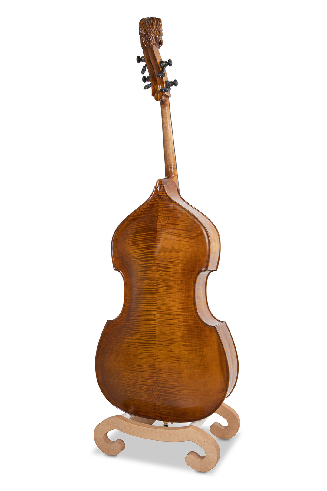 GEWA Kontrabasso Meister Rubner SOLO - 3/4 (Amber colour with lion head scroll)